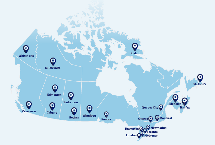 Regional Profiles - Map