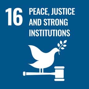 16: Peace, Justice and Strong Institutions