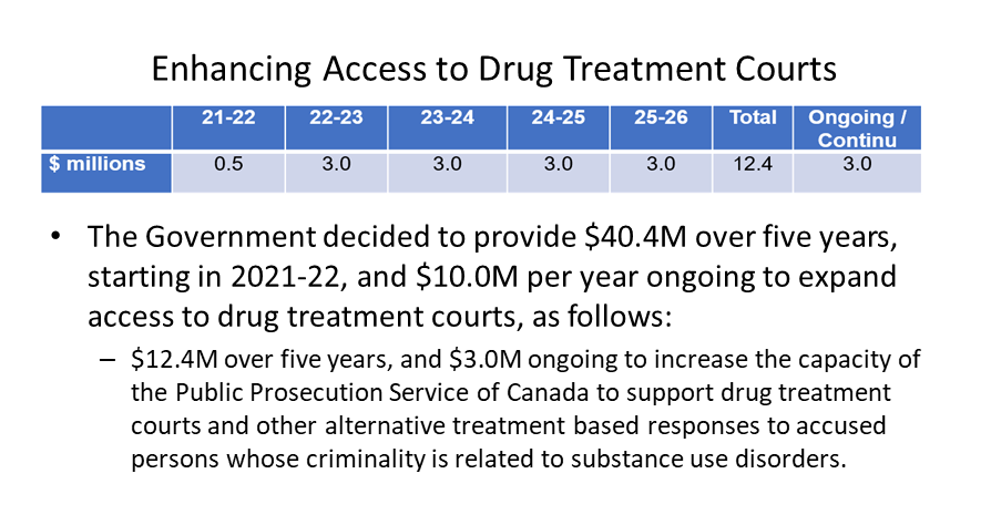 Enhancing Access to Drug Treatment Courts