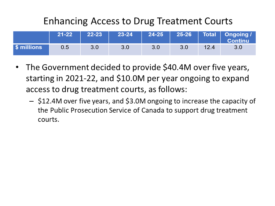 Enhancing Access to Drug Treatment Courts